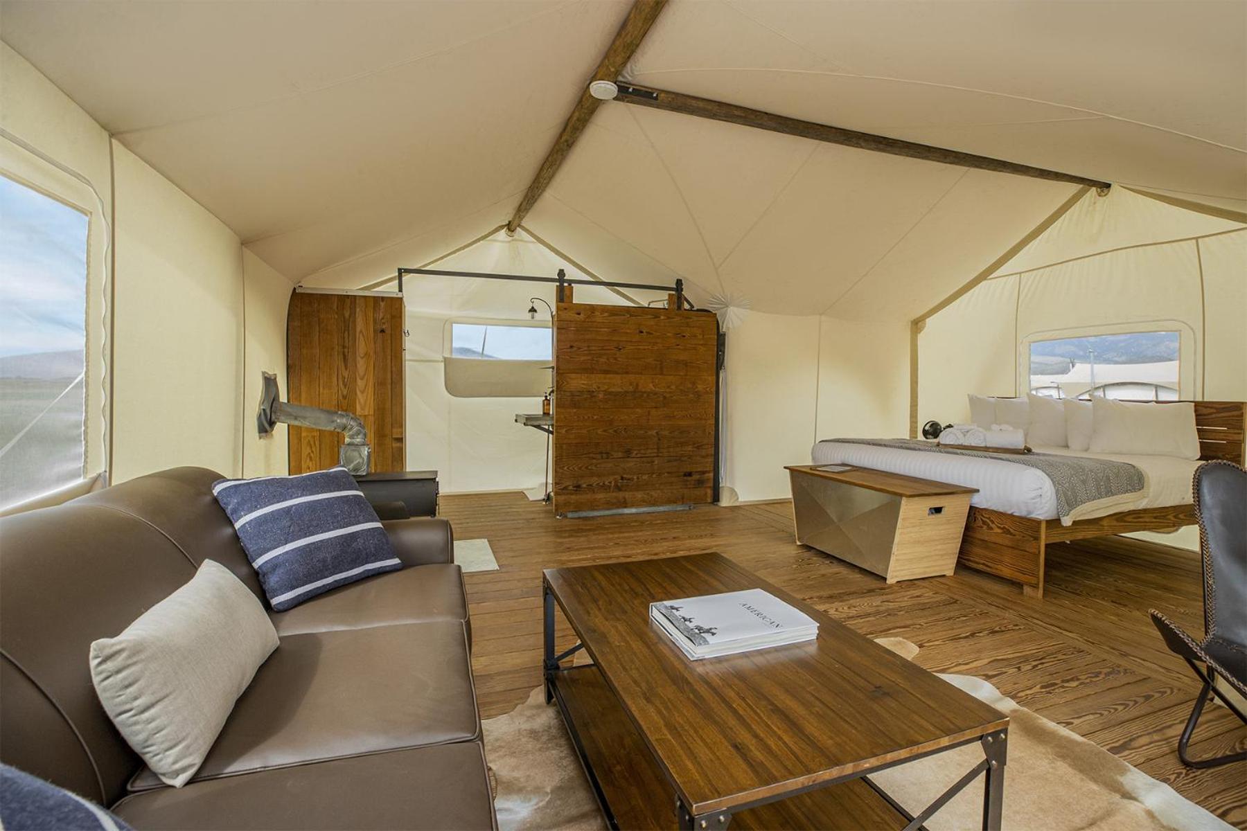 ליווינגסטון Under Canvas North Yellowstone - Paradise Valley מראה חיצוני תמונה