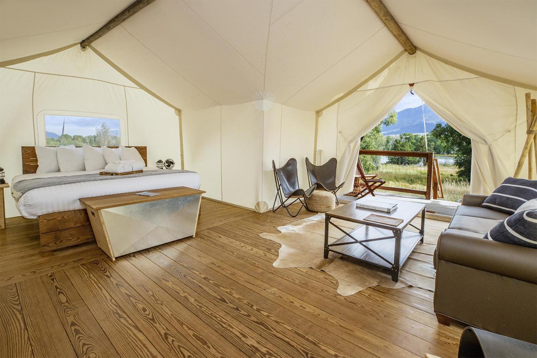 ליווינגסטון Under Canvas North Yellowstone - Paradise Valley מראה חיצוני תמונה