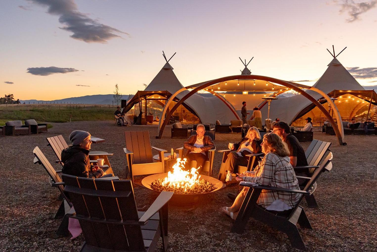 ליווינגסטון Under Canvas North Yellowstone - Paradise Valley מראה חיצוני תמונה